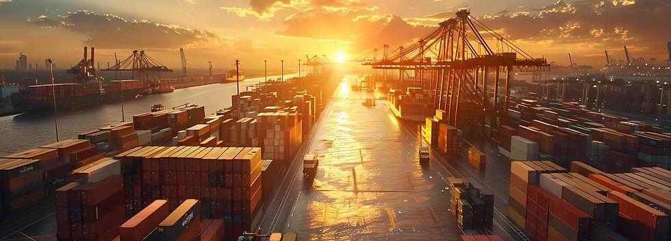Porto de contêineres (imagem ilustrativa)