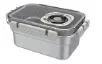 Vacuum Kitchen Storage Container, Stainless Steel, Grey, Uncoated