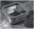 Pote Organizador De Cozinha a Vácuo de Aço Inox a Quente n/a Cinza sem revestimento VCP-07
